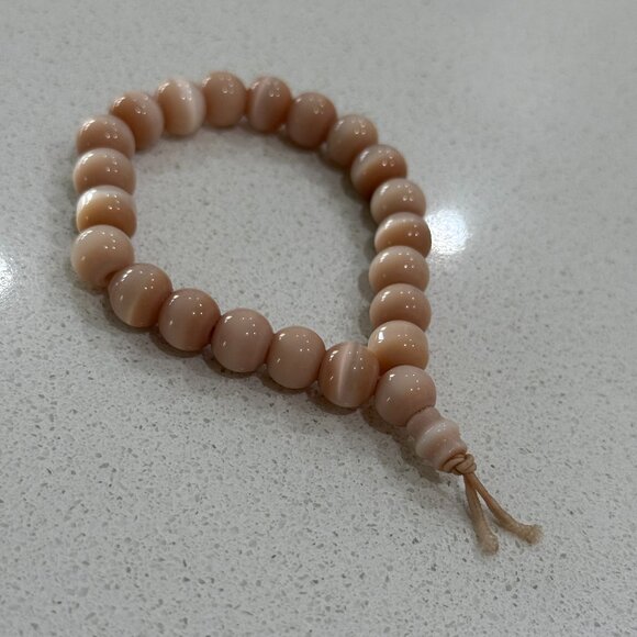 African Turquoise Jasper and Glass Bead Bracelets - Picture 2 of 5